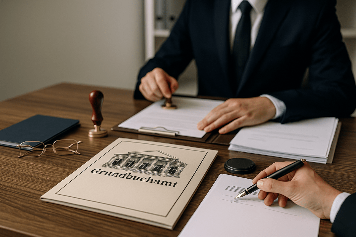 Notartermin in Kroatien – Grundbuchunterlagen, Stempel und Dokumente beim Immobilienkauf